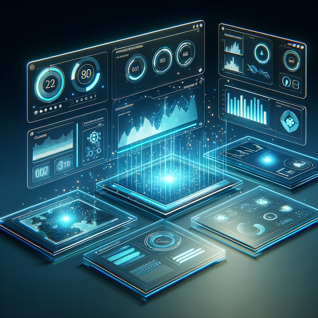 Modern operational dashboard visualization